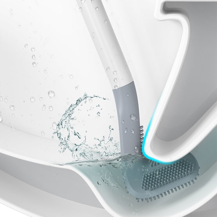 ゴルフトイレブラシ 自動開閉防水ベース付き、ホワイト、ブルー、ブラック、グリーン