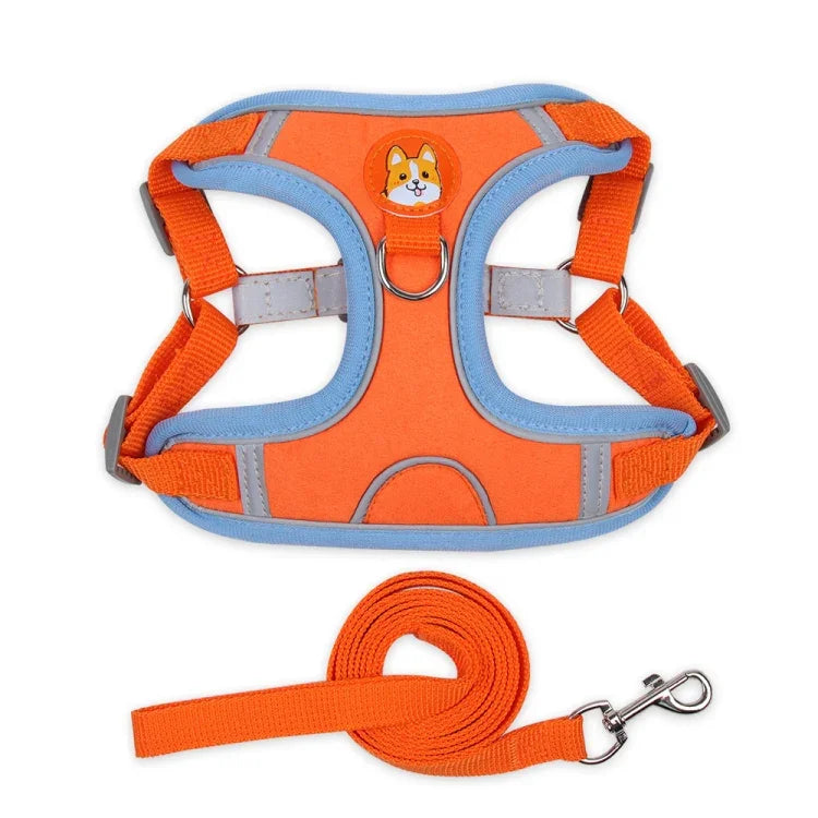 BL-867 ペット用チェストストラップ 反射犬用トラクションロープ、サイズ：、S、M、L、XL