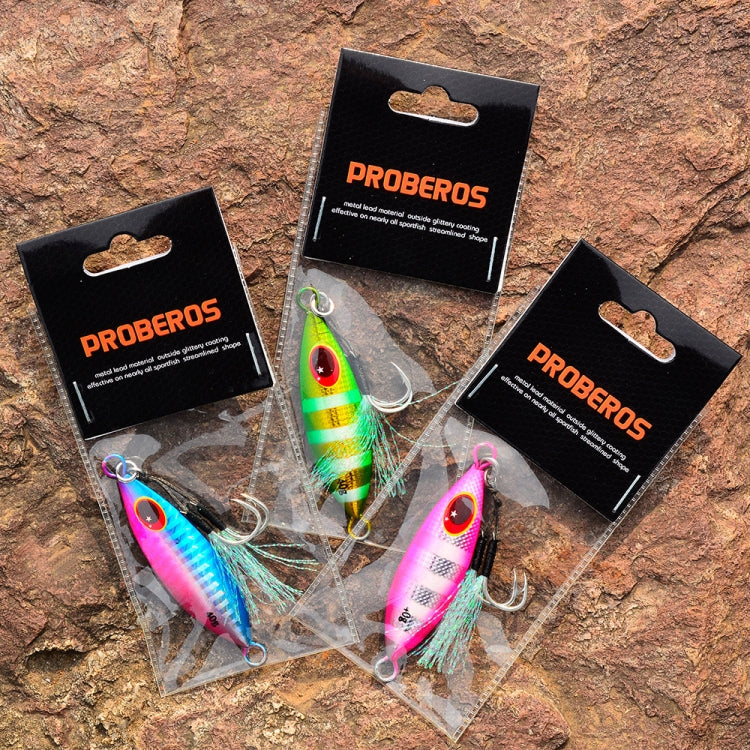 PROBEROS LF105 海釣り用メタルロードベイト、10g、20g、30g、40g、60g