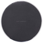 Q25 15W チェック柄デスクトップ金属丸型ワイヤレス充電器、15W金属製