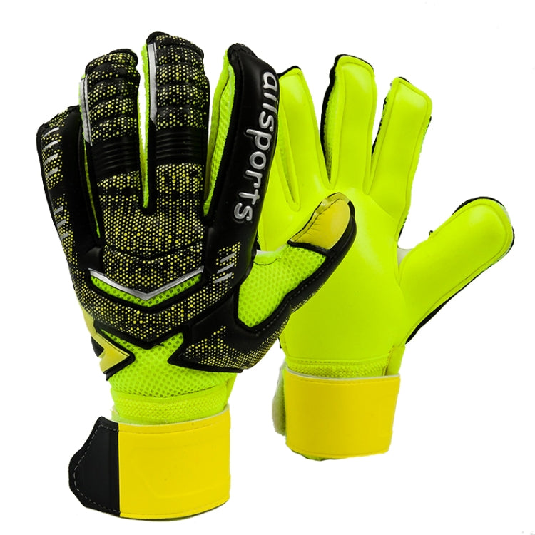 Ailsports ST5511 1ペア ゴールキーパー厚手ラテックス指保護グローブ, 5, 6, 7, 8, 9, 10, 11