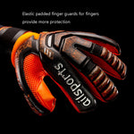 Ailsports ST5511 1ペア ゴールキーパー厚手ラテックス指保護グローブ, 5, 6, 7, 8, 9, 10, 11