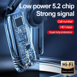 M99 Bluetooth V5.2 シングルイヤーフックビジネスヘッドホン ブラック、ピンク、ブラック＋レッド、ブラック＋ブルー、ブラック＋ホワイト