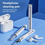 Q5 Bluetoothイヤホン用 伸縮式クリーニングペンブラシ、Q5