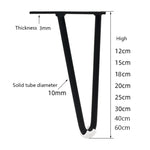 LH-S0006 メタル家具サポート脚、高さ：12cm、15cm、18cm、20cm、25cm、30cm、60cm