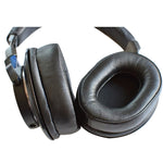 Audio-Technica ATH-M50X/M30X/M40X/M20X 用 1ペア ヘッドセットイヤーマフ、仕様：ブラックフラッフ、ブラウンフラッフ、ブラックプロテインスキン、ブラウンプロテインスキン、ブラックメッシュ、ブラックアイスジェル、ブラウン厚手シープスキン