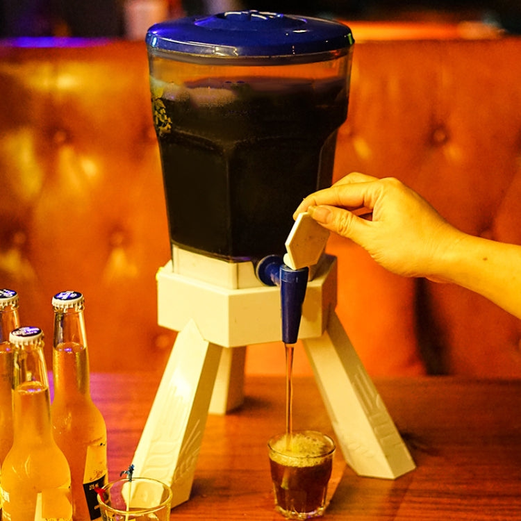 蛇口付き3Lワインキャノンバー ビール樽 コーク樽コンテナ（ブルー）、コーク樽コンテナ（ホワイト）、コーク樽コンテナ（グリーン）