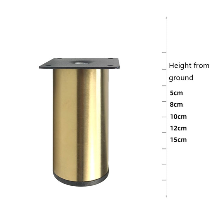 LH-OU050 厚手ステンレス製家具用サポート脚、高さ：5cm、8cm、10cm、12cm、15cm