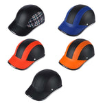 BSDDP A0322 夏用ハーフヘルメット 軽量安全ヘルメット、BSDDP A0322（ブラック）、BSDDP A0322（ブルー）、BSDDP A0322（レッド）、BSDDP A0322（オレンジ）、BSDDP A0322（ブラック格子）
