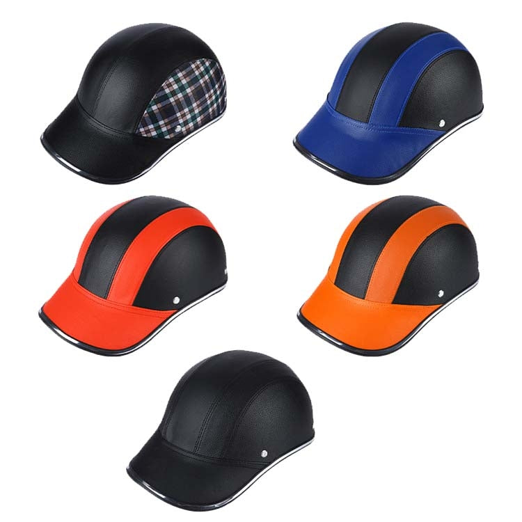 BSDDP A0322 夏用ハーフヘルメット 軽量安全ヘルメット、BSDDP A0322（ブラック）、BSDDP A0322（ブルー）、BSDDP A0322（レッド）、BSDDP A0322（オレンジ）、BSDDP A0322（ブラック格子）