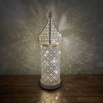 Moroccan Hollow LED Wrought Iron Decorative Lamp, Spec:, Small, Medium, Large
