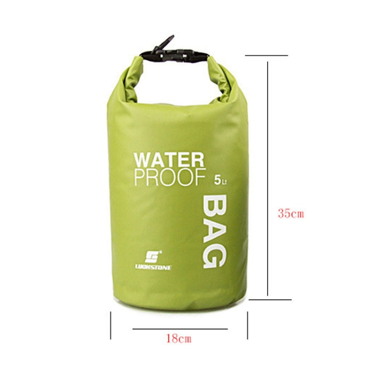 LUCKSTONE 5L アウトドア 傷防止 防水バッグ, 5L