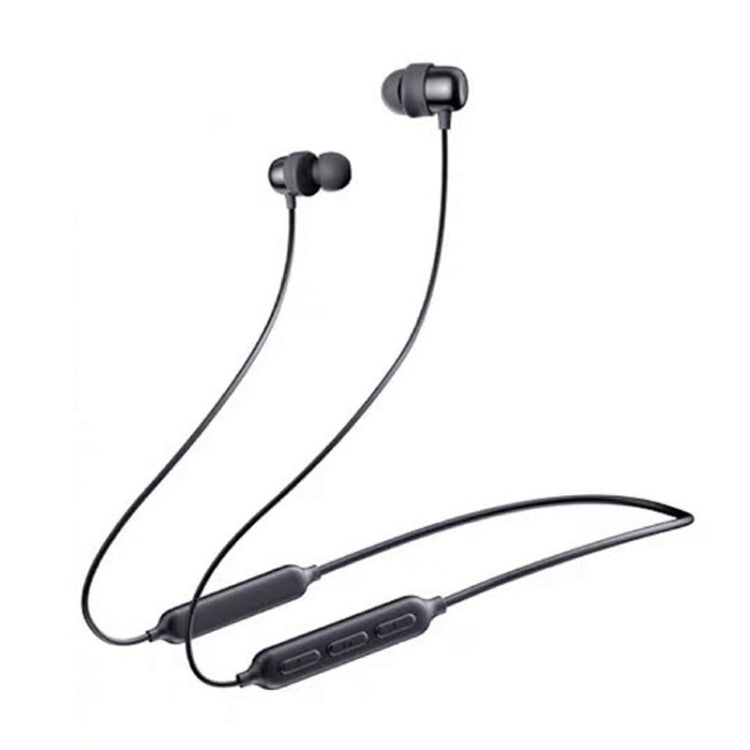 Havit i30 ミニ ネックマウント磁気スポーツBluetoothイヤホン、レッド、ブラック