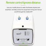 WD-01ADE WIFI園芸ドリップ灌漑コントローラー、ダブルポンプ15鉢用、ダブルポンプ20鉢用