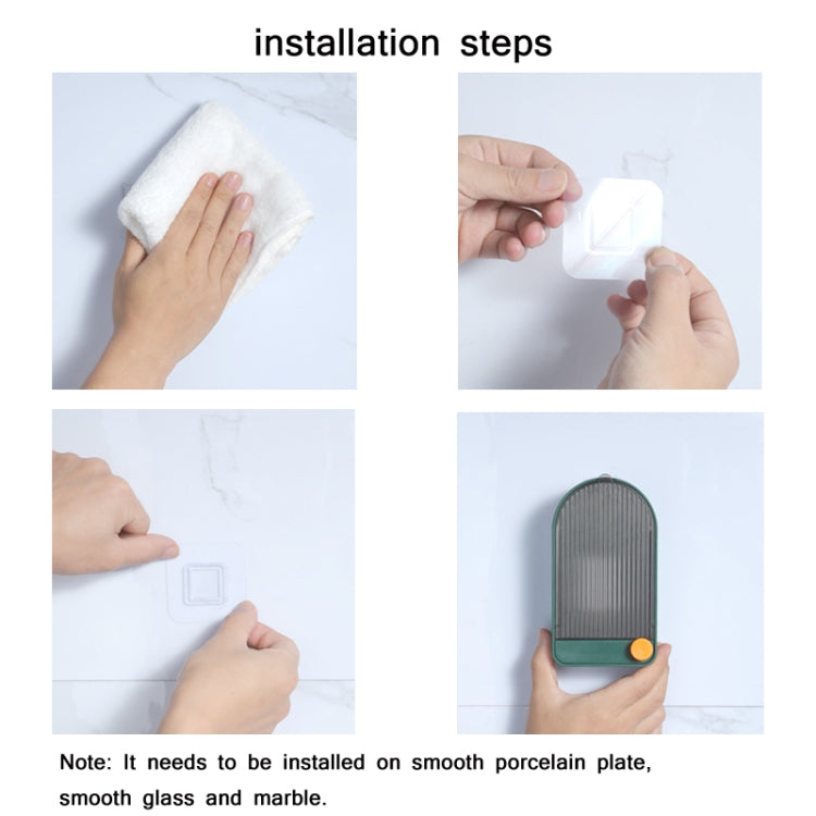家庭用バスルーム壁掛け排水石鹸皿 蓋付き、ホワイトグレー、ホワイトオレンジ、ピンクホワイト、グリーングレー