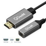 QGeeM QG-HD02 HDMIシングルからミニDP変換器