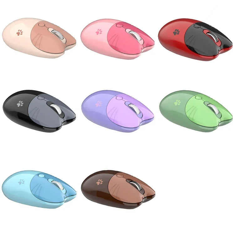 M3 3キー かわいい 静音 ノートパソコン用ワイヤレスマウス、仕様：ワイヤレスバージョン（バイタリティピンク）、ワイヤレスバージョン（ミルクティー）、Bluetoothワイヤレスバージョン（ミルクティー）、Bluetoothワイヤレスバージョン（ピンク）、Bluetoothワイヤレスバージョン（レッド）