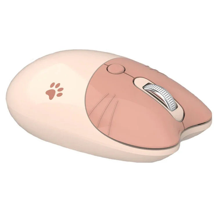 M3 3キー かわいい 静音 ノートパソコン用ワイヤレスマウス、仕様：ワイヤレスバージョン（バイタリティピンク）、ワイヤレスバージョン（ミルクティー）、Bluetoothワイヤレスバージョン（ミルクティー）、Bluetoothワイヤレスバージョン（ピンク）、Bluetoothワイヤレスバージョン（レッド）