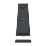 QGeeM QG-WC05 3イン1 ポータブル分離型ワイヤレス充電器、ホワイト、ブラック