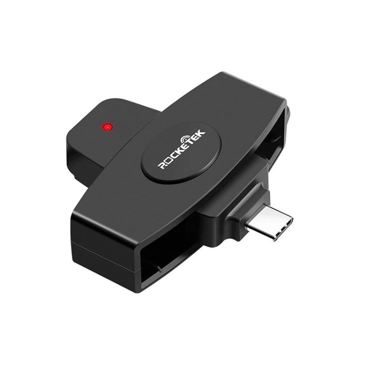 Rocketek CSCR3 スマートCACカードリーダー Type-C 銀行税申告SIMカード/ICカードIDカードリーダー