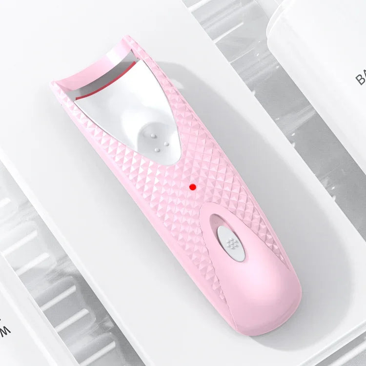 レンガ石柄電動加熱まつげパーマカーラー、ピンク、グリーン