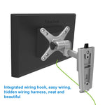 Gibbon Mounts L03 コンピューターモニター壁掛けブラケット アルミ合金製 クイックリリーステレビブラケット