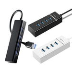 4ポートUSB 2.0ハブ変換器、ケーブル長さ：15cm、スタイル：ライトバーなし、ライトバー付きブラック、ライトバー付きホワイト