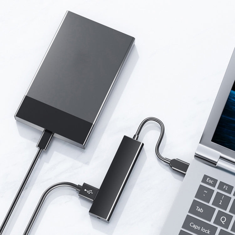 4ポートUSB 2.0ハブ変換器、ケーブル長さ：15cm、スタイル：ライトバーなし、ライトバー付きブラック、ライトバー付きホワイト