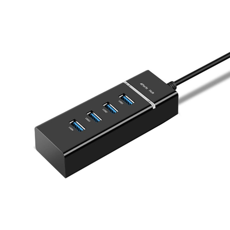 4ポートUSB 2.0ハブ変換器、ケーブル長さ：15cm、スタイル：ライトバーなし、ライトバー付きブラック、ライトバー付きホワイト