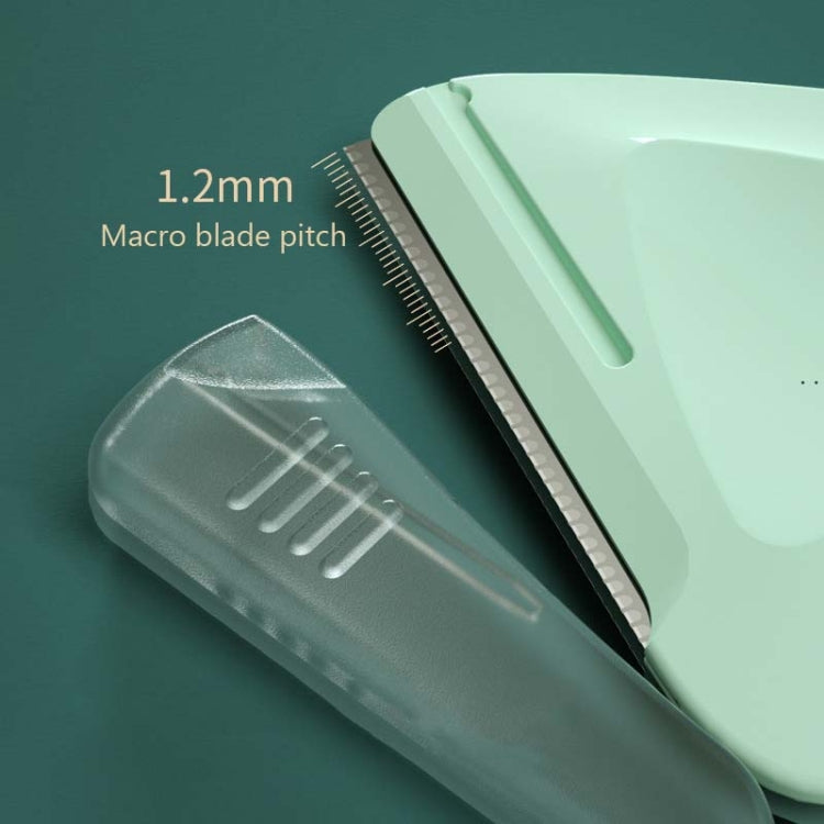 2個入り/箱 小型三角形眉トリマー, 2個 紫＋緑