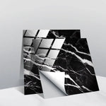 PVC Crystal Covered Film Geometric Pattern Tile Wall Sticker, 20 PCS 20cm