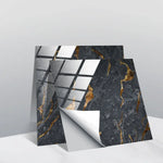 PVC Crystal Covered Film Geometric Pattern Tile Wall Sticker, 20 PCS 20cm