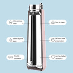 Saylee 304ステンレス製ポータブルサーモスカップ、350ml、420ml
