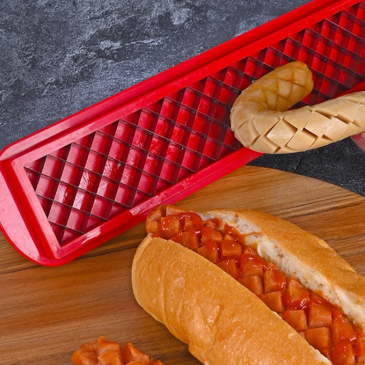 ホットドッグ ハム＆エッグカッター バーベキューカットテクスチャーツール、バーベキューカット