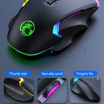 IMICE T70 8-Button 7200DPI RGB Lighting Programmable Wired Gaming Mouse, Cable Length: 1.8m, T70