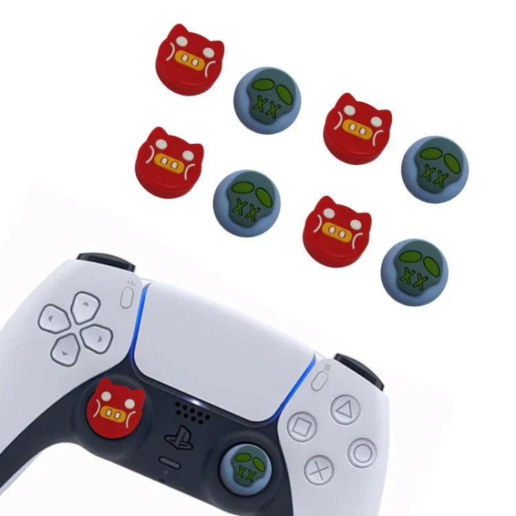 2セット ToyiLuya ロッカー保護キャップ 左右ハンドル用 シリコン滑り止めキャップ PS4/PS5用