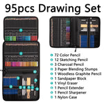 95本セット Yover 油性色鉛筆セット アートスケッチ鉛筆 絵画セット、95本セット