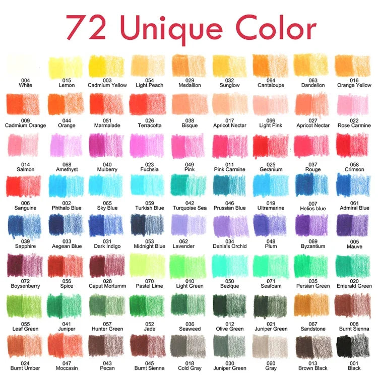 95本セット Yover 油性色鉛筆セット アートスケッチ鉛筆 絵画セット、95本セット