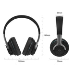 H2 カラフル発光サブウーファー 折りたたみ式伸縮カード ワイヤレス Bluetooth ヘッドセット、ブラック、ブルー、ホワイト、レッド
