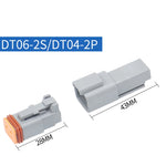 Car Waterproof Connector Conductive Connection Terminal, 4 PCS DT04-2P / DT06-2S With Copper, 4 PCS DT04-3P / DT06-3S With Copper, 2 PCS DT04-4P / DT06-4S With Copper, 2 PCS DT04-6P / DT06-6S With Copper, 2 PCS DT04-8P / DT06-8S With Copper            ...