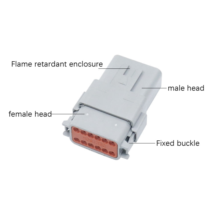 Car Waterproof Connector Conductive Connection Terminal, 4 PCS DT04-2P / DT06-2S With Copper, 4 PCS DT04-3P / DT06-3S With Copper, 2 PCS DT04-4P / DT06-4S With Copper, 2 PCS DT04-6P / DT06-6S With Copper, 2 PCS DT04-8P / DT06-8S With Copper            ...
