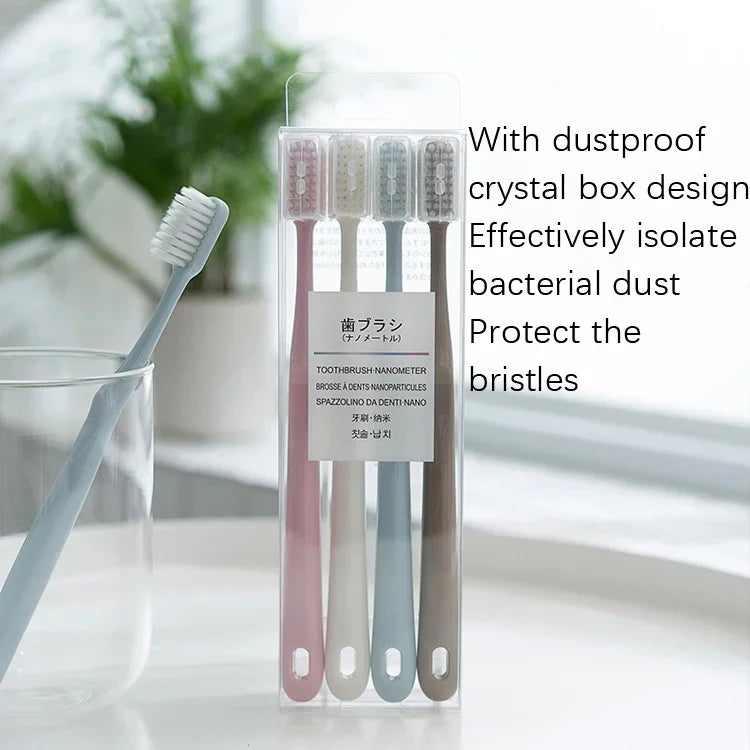 2 Boxes RAOYI Nano Toothbrush Ceramic Hand Brush Handle