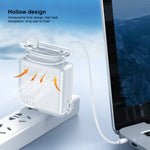 OATSBASF 透明シリコン電源保護ケース iPhone MacBook Pro Air用、20W、30W / 29W、60W / 61W、85W / 87W / 96W