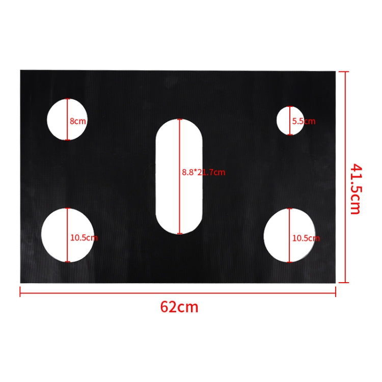 ガスコンロ5穴油汚れ防止パッド テフロン保護カバー 汚れ防止パッド 0.2mm、0.3mm、0.4mm