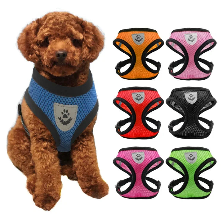 ペット用チェストストラップ 小型中型犬猫用通気性犬用散歩ベスト、サイズ：、S 胸背中、M 胸背中、L 胸背中、XL 胸背中