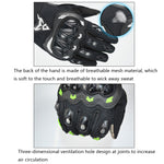 MOTOCENTRIC 13-MC-010タッチスクリーンバイク通気性グローブ、M、XL