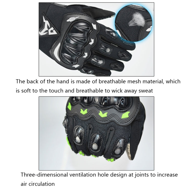 MOTOCENTRIC 13-MC-010タッチスクリーンバイク通気性グローブ、M、XL