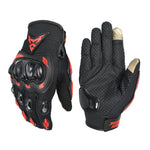 MOTOCENTRIC 13-MC-010タッチスクリーンバイク通気性グローブ、M、XL