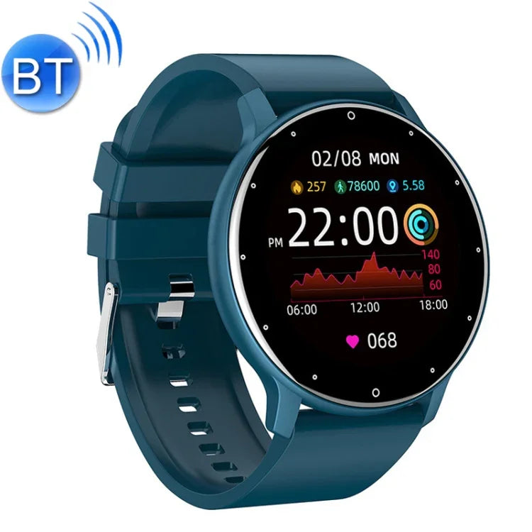 ZL02 スマート心拍数 血圧 酸素モニタリング スポーツ歩数計 ワイヤレスBluetooth時計 ブルー、ブラック、ピンク、ゴールド