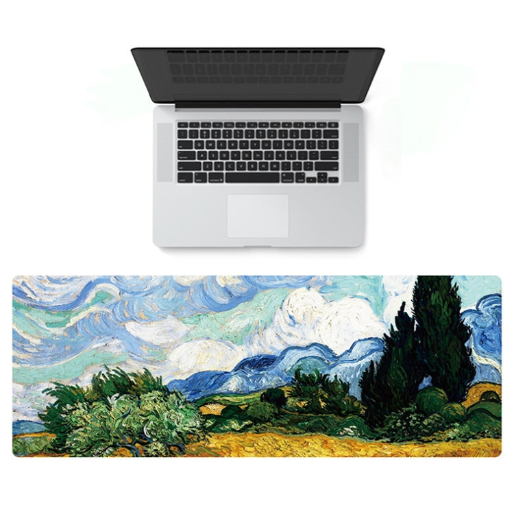 Am002 大型油絵デスク用ラバーマウスパッド、300x800x4mm 縫い目付きエッジ、400x900x1.5mm 縫い目なしエッジ、400x900x3mm 縫い目付きエッジ、400x900x2mm 縫い目付きエッジ、300x800x2mm 縫い目付きエッジ